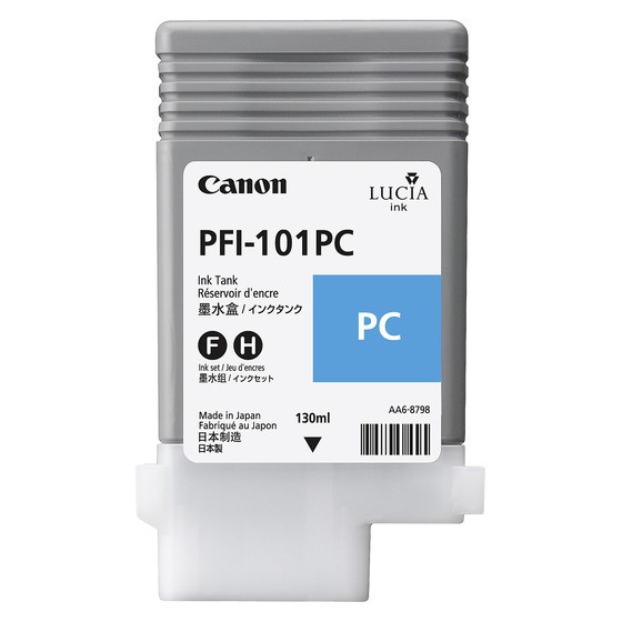 Canon LUCIA PFI-101 PC - 130 ml - Photo Cyan - Original - Tintenbehälter - für imagePROGRAF iPF5000, iPF5100, iPF6000S, iPF6100, iPF6200