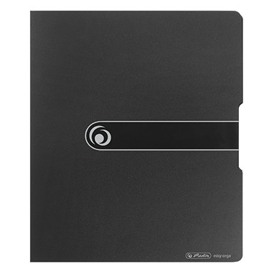 Herlitz Ringbuch 11205713 DIN A4 2Ringe 16mm opak schwarz