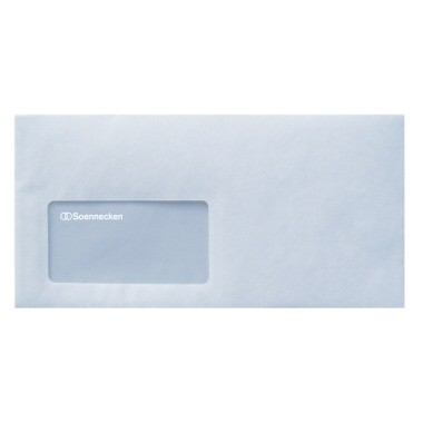 Soennecken Briefumschlag 1334 DL 75g mF sk weiß 25 St./Pack