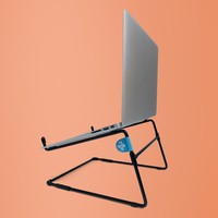 R-Go Steel Office - Notebook-Ständer - 5 kg Traglast - 55.9 cm - 10" - 22" - Schwarz