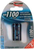 ANSMANN Micro - Batterie 2 x AAA - NiMH - (wiederaufladbar) - 1100 mAh