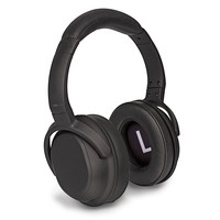 Lindy LH500XW+ - Kopfhörer mit Mikrofon - ohrumschließend - Bluetooth - kabellos, kabelgebunden - aktive Rauschunterdrückung - 3,5 mm Stecker - Schwarz