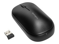 Kensington SureTrack Dual Wireless Mouse - Maus - optisch - 4 Tasten - kabellos - 2.4 GHz, Bluetooth 3.0, Bluetooth 5.0 LE - kabelloser Empfänger (USB) - Schwarz