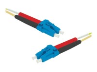 generic - Patch-Kabel - LC/UPC Einzelmodus (M) zu LC/UPC Einzelmodus (M) - 2 m - Glasfaser - Duplex - 9/125 Mikrometer - OS2 - halogenfrei - Gelb