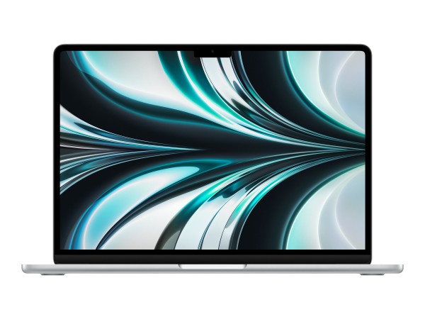 Apple MacBook Air - M2 - M2 8-core GPU - 8 GB RAM - 256 GB SSD - 34.46 cm (13.6") IPS 2560 x 1664 (WQXGA) - Wi-Fi 6 - Silber - kbd: Deutsch