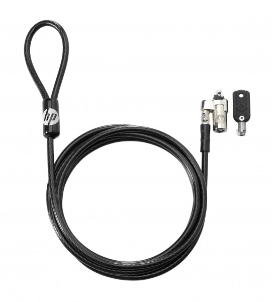HP Keyed Cable Lock - Sicherheitskabelschloss - 1.83 m - für HP t540; Chromebox Enterprise G3, G3; Desktop Pro 300 G6; Elite Slice G2; ProDesk 405 G6
