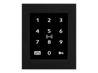 2N Access Unit 2.0 Touch Keypad & RFID Secured - Zutrittskontrollterminal mit RFID-Lesegerät - kabelgebunden - NFC, RFID - 125 KHz, 13.56 MHz - 10/100 Ethernet