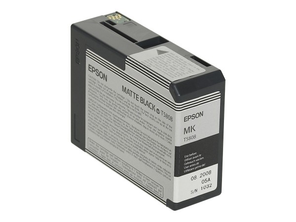 Epson T5808 - 80 ml - mattschwarz - Original - Tintenpatrone - für Stylus Pro 3800, Pro 3880