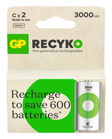 GP Battery ReCyko Baby C -Akku NiMH 3000 mAh 1.2 V 2 St.
