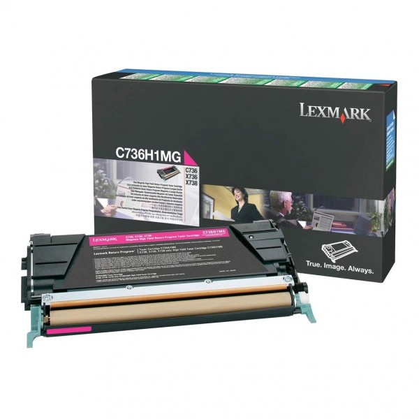 Lexmark - Hohe Ergiebigkeit - Magenta - Original - Tonerpatrone LCCP, LRP - für Lexmark C736dn, C736dtn, C736N, X736de, X738de, X738dte