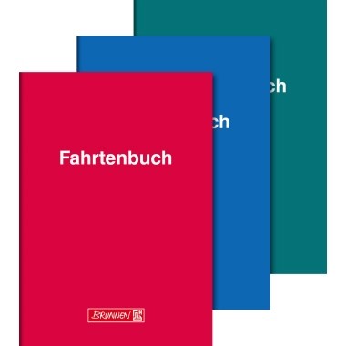 BRUNNEN Fahrtenbuch 1010150 DIN A5 16Blatt sortiert
