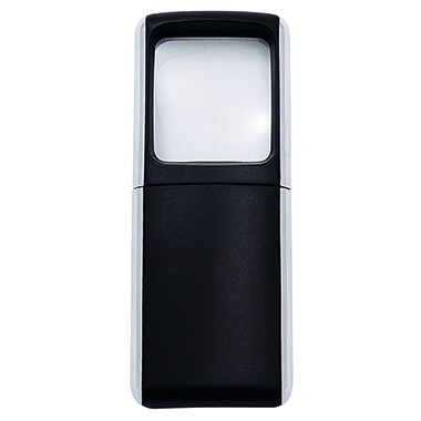 WEDO Lupe 2717501 4,7x11,8x1,4cm LED schwarz +Batterien