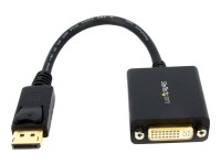 StarTech DisplayPort auf DVI Adapter - DP (Stecker) zu DVI-I (Buchse) Video -Konverter - maximale Auflösung 1920x1200 - DisplayPort-Adapter - DisplayPort (M) zu DVI-I (W) - 15.2 cm - Schwarz - für P/N: DK30C2DPEPUE, DK30C2DPPD, DK30C2DPPDUE, DK31C3HDPD, DK31C3HDPDUE, MST14DP123DP