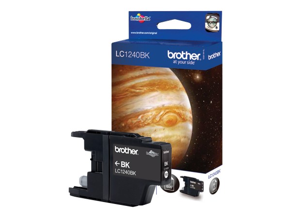 Brother LC1240BK - Schwarz - Original - Tintenpatrone - für Brother DCP-J525, J725, J925, MFC-J430, J5910, J625, J6510, J6710, J6910, J825
