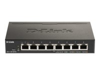 D-Link DGS 1100-08PV2 - Switch - Smart - 8 x 10/100/1000 (PoE) - Desktop - PoE (64 W)
