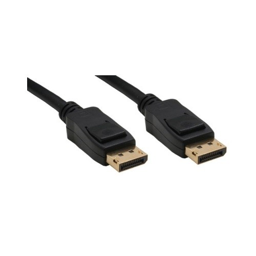 Intos DisplayPort-Kabel DisplayPort DisplayPort 17107P 7.50 m Schwarz