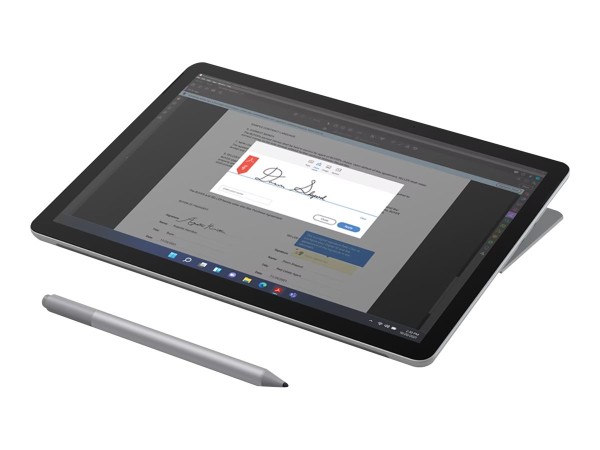 Microsoft Surface Go 4 for Business - Tablet - Intel N-series N200 / 1 GHz - Win 11 Pro - UHD Graphics - 8 GB RAM - 64 GB SSD - 26.7 cm (10.5") Touchscreen 1920 x 1280 - NFC, 802.11a/b/g/n/ac/ax - Platin