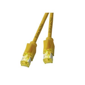 DRAKA UC900 / HIROSE TM31 Patchkabel Kat.6A gelb, 2,0 m 21.05.9522