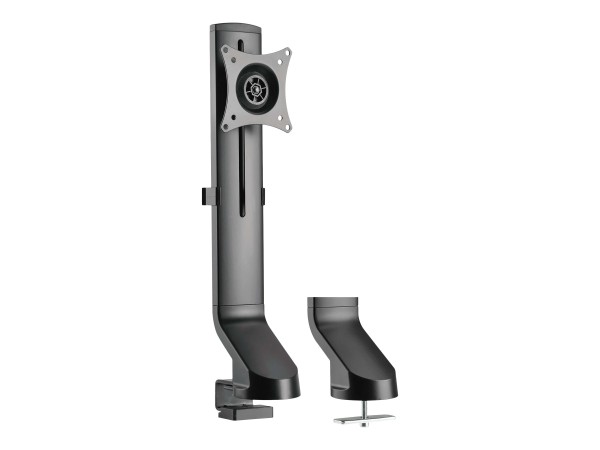 Tripp Lite Single-Display Monitor Arm with Desk Clamp and Grommet - Height Adjustable, 17" to 32" Monitors - Befestigungskit - für Monitor - Stahl - Schwarz - Bildschirmgröße: 43.2-81.3 cm (17"-32") - Klemmmontage, Tischmontage