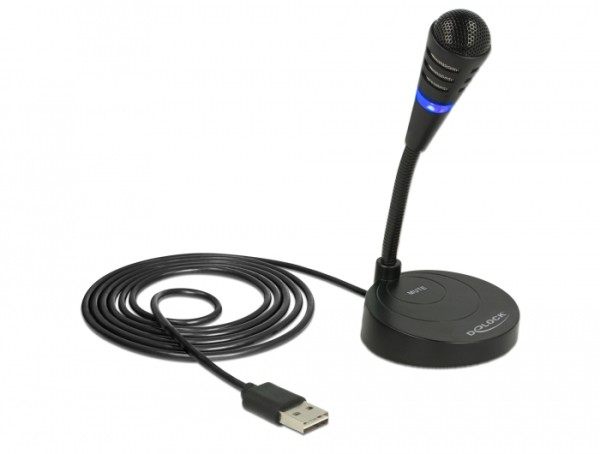 DeLOCK - Mikrofon - USB - Schwarz