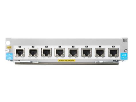 HPE - Erweiterungsmodul - 1/2.5/5/10GBase-T (PoE+) x 8 - für HPE Aruba 5406R, 5406R 16, 5406R 44, 5406R 8-port, 5406R zl2