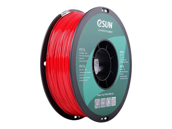 Esun Fire Engine Red - 1 kg - PTEG-Filament (3D)