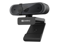 Sandberg USB Webcam Pro - Webcam - Farbe - 2 MP - 1920 x 1080 - 1080p - Audio - USB 2.0