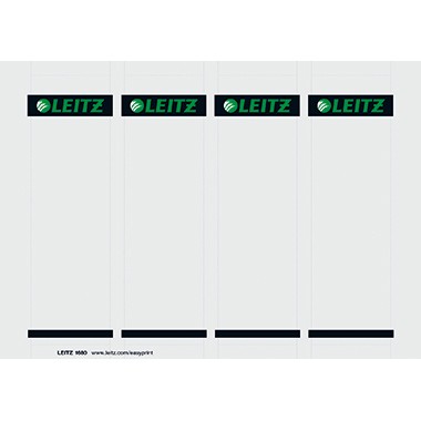 Leitz Einsteckrückenschild 16800085 kurz/breit Karton gr 100 St./Pack.