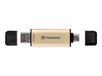 Transcend JetFlash 930C - USB-Flash-Laufwerk - 512 GB - USB 3.2 Gen 1 / USB-C - Gold
