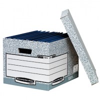 Bankers Box Archivbox System 00810-FFEU grau/weiß