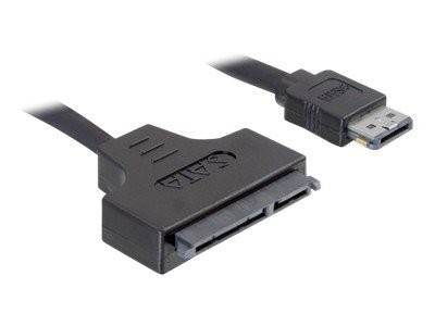Delock - Power Over eSATA-Kabel - 11-poliger USB/eSATA (5/12V) (M) zu SATA Combo (W) - 50 cm
