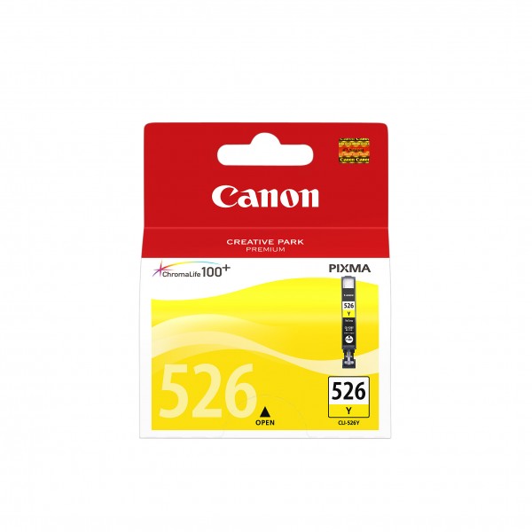 Canon CLI-526Y - 9 ml - Gelb - Original - Tintenbehälter - für PIXMA iP4950, iX6550, MG5250, MG5350, MG6150, MG6250, MG8150, MG8250, MX715, MX885, MX895