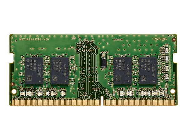HP - DDR4 - Modul - 8 GB - SO DIMM 260-PIN - 3200 MHz / PC4-25600 - 1.2 V - ungepuffert - non-ECC - für EliteBook 640 G9; 650 G9; 655 G9; 835 G8, 845 G8, 855 G8; ProBook 455 G9, 450 G9, 635 Aero G8, 655 G9; ProBook x360 435 G9; ZBook 15v G5 Mobile Workstation (non-ECC), Power G8 (non-ECC); ZBook Firefly 14 G8 (non-ECC); ZBook Fury 15 G7 (non-ECC), Fury 15 G8 (non-ECC), 17 G7 (non-ECC), 17 G8 (non-ECC)