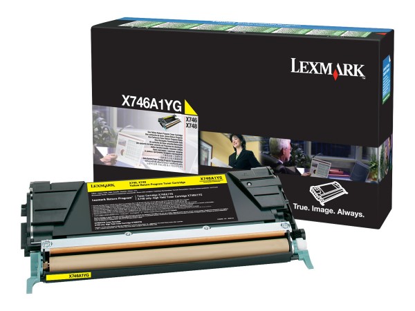 Lexmark - Gelb - Original - Tonerpatrone LCCP, LRP - für Lexmark X746de, X748de, X748de LDS, X748de Statoil, X748dte
