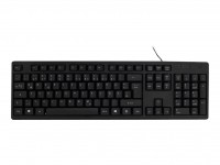 Inter-Tech K-118 - Tastatur - USB - QWERTZ - retail - Schwarz - 88884095