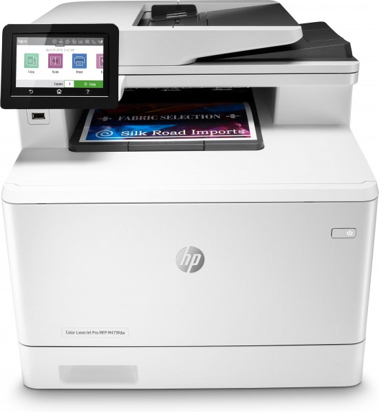 HP Color LaserJet Pro MFP M479fdw - Multifunktionsdrucker - Farbe - Laser - Legal (216 x 356 mm) (Original) - A4/Legal (Medien) - bis zu 27 Seiten/Min. (Kopieren) - bis zu 27 Seiten/Min. (Drucken) - 300 Blatt - 33.6 Kbps - USB 2.0, LAN, Wi-Fi(n), USB-Host