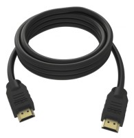 VISION Professional - HDMI-Kabel mit Ethernet - HDMI männlich zu HDMI männlich - 50 cm - Schwarz - 4K Unterstützung