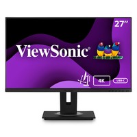 ViewSonic VG2756-4K - LED-Monitor - 68.6 cm (27") - 3840 x 2160 4K - IPS - 350 cd/m² - 1000:1 - 5 ms - 2xHDMI, DisplayPort, USB-C - Lautsprecher
