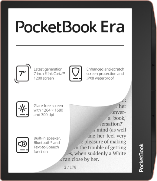 Pocketbook Era Stardust Silver 16GB - E-Book-Reader - PB700-U-16-WW-B