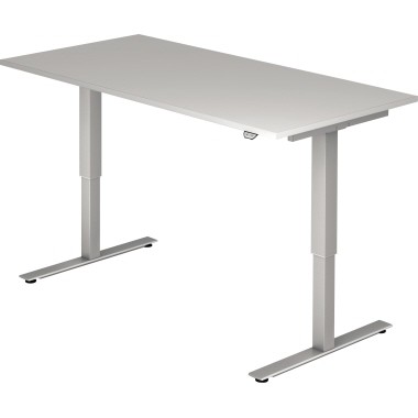 Hammerbacher Schreibtisch VXMST16/5/S 160x80cm grau