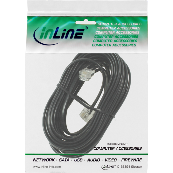 InLine - Telefonkabel - RJ-11 (M) bis RJ-11 (M) - 3 m