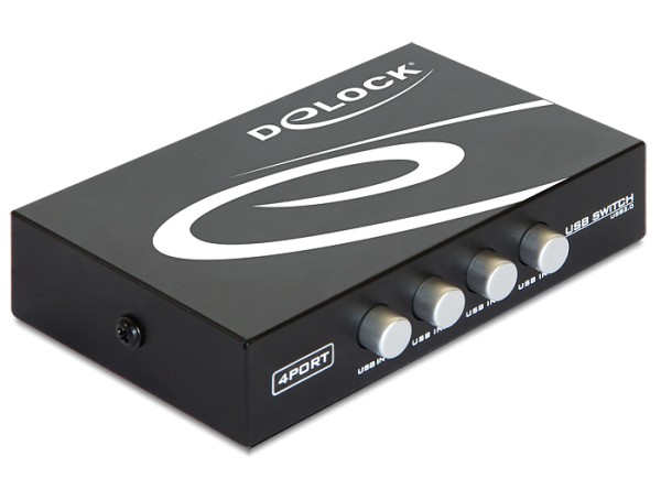 Delock USB-Umschalter für die gemeinsame Nutzung von Peripheriegeräten 87634 4 Desktop