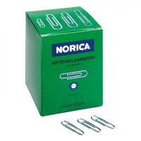 NORICA Büroklammer 2210 24mm Metall glatt verzinkt 1.000 St./Pack.