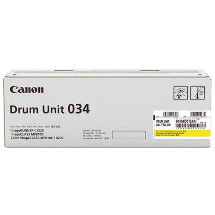 Canon 034 - Gelb - Original - Trommeleinheit - für ImageCLASS MF810Cdn, MF820Cdn; imageRUNNER C1225, C1225iF
