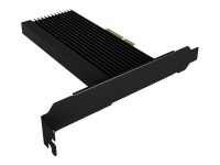 ICY BOX IB-PCI208-HS - Schnittstellenadapter - M.2 - NVMe PCIe - PCIe 4.0 x4 - Schwarz