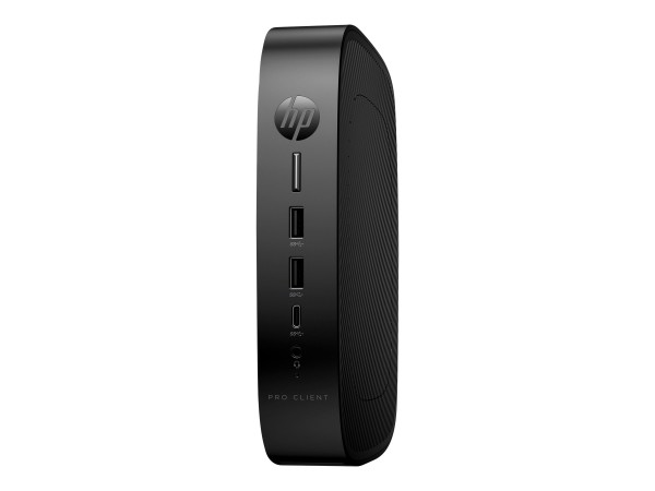 HP Pro t550 - Thin Client - USFF - 1 x Celeron J6412 / 2 GHz - RAM 4 GB - Flash 32 GB - eMMC - UHD Graphics - GigE - HP ThinPro - Monitor: keiner - Tastatur: Deutsch