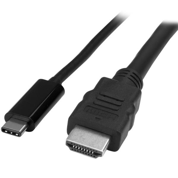 StarTech USB-C auf HDMI Adapterkabel - 2m - Thunderbolt 3 kompatibel - USB Type-C zu HDMI Konverter Kabel- 4K 30Hz - Externer Videoadapter - USB-C - HDMI - für P/N: TB33A1C