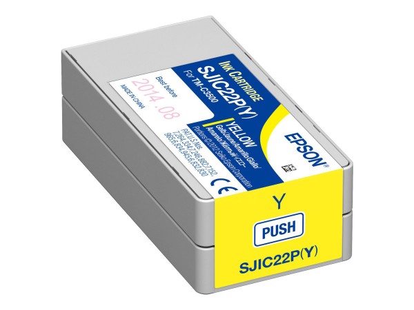 Epson SJIC22P(Y) - Gelb - Original - Tintenpatrone - für TM C3500