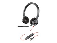Poly Blackwire 3320 - Microsoft Teams - 3300 Series - Headset - On-Ear - kabelgebunden - USB - Zertifiziert für Microsoft Teams