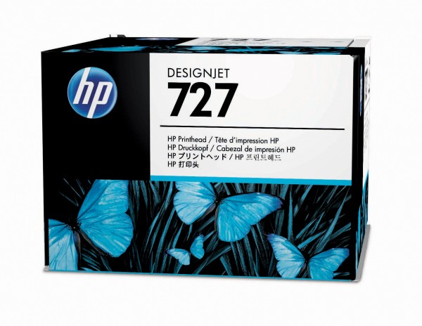 HP 727 - Grau, Gelb, Cyan, Magenta, mattschwarz, Photo schwarz - Druckkopf - für DesignJet T1530, T1600, T2500, T2530, T2600, T3500, T920, T930, T940; DesignJet XL 3600